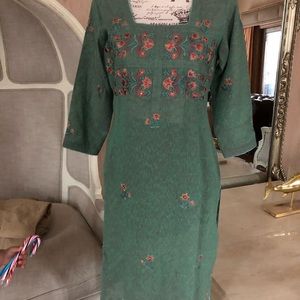 Bollywood Salwar Kameez floral embroidered tunic
